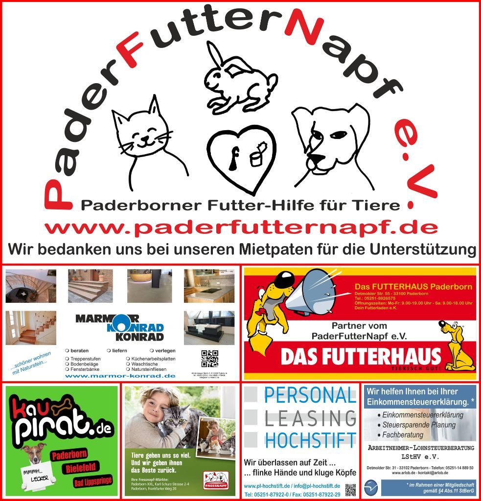 Mietpaten auch von innen sichtbar