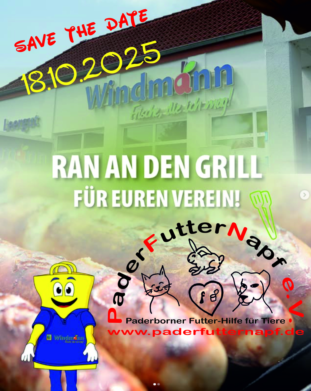 Würstchengrillen bei EDEKA-Windmann