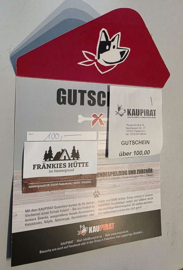 Gutschein von „FRÄNKIES HÜTTE“