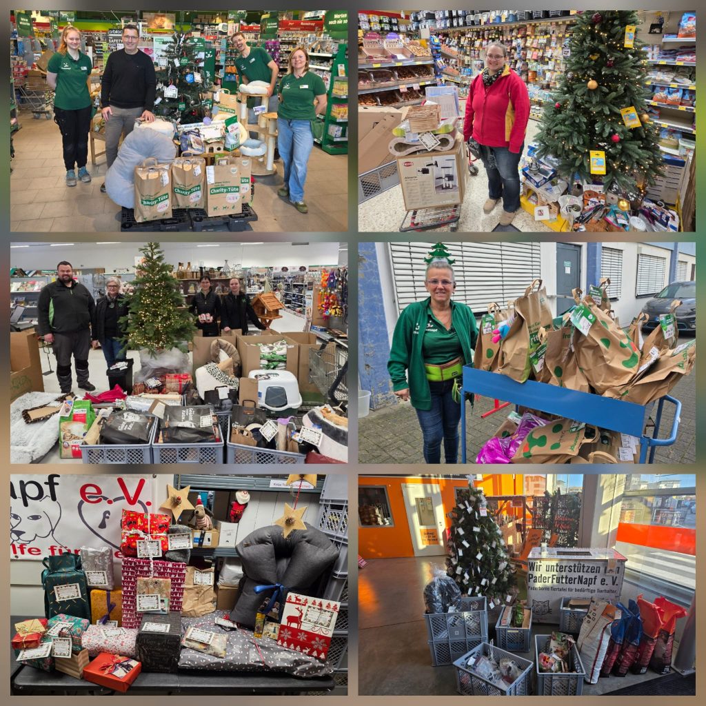 Ausgabe der Weihnachtsgeschenke