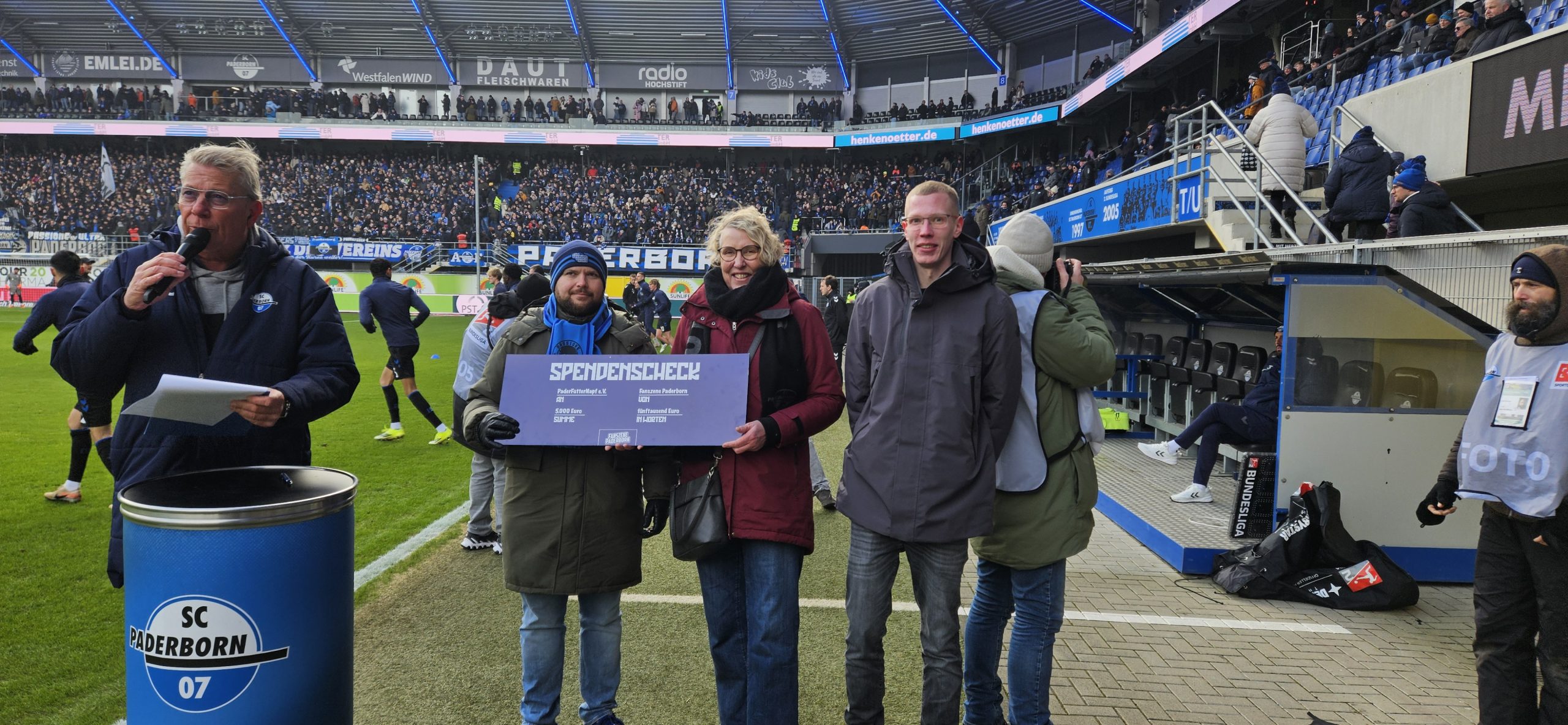 Fußball, Fans, Liebe – und 5.000 € für Tiere in Not. 💙🐾